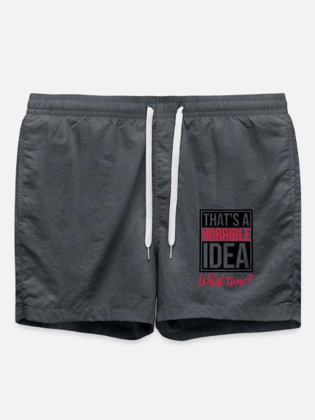 Thats a horrible Idea - Swim Trunks - anthracite