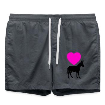 Âne - Short de bain - charbon - Devant - AI Model Male 185 light (185cm)