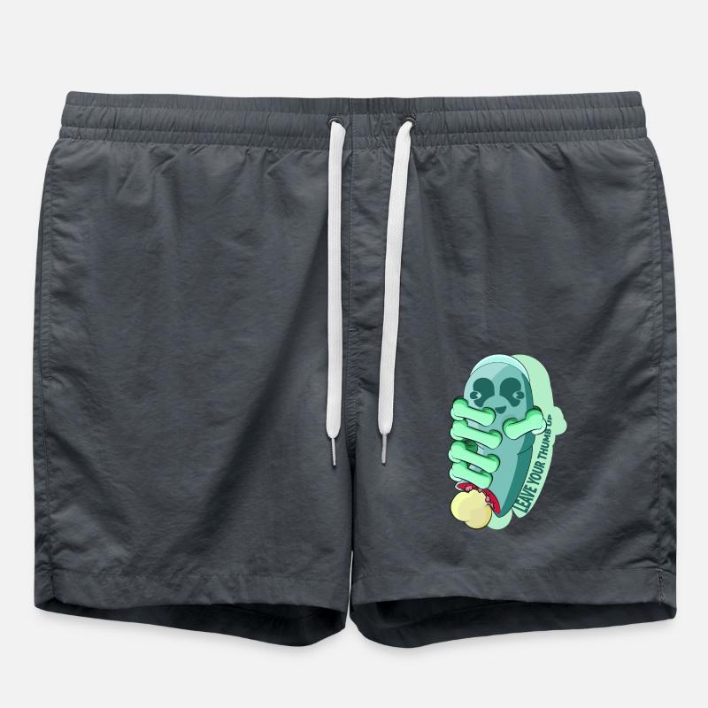 POUCE - Short de bain - charbon