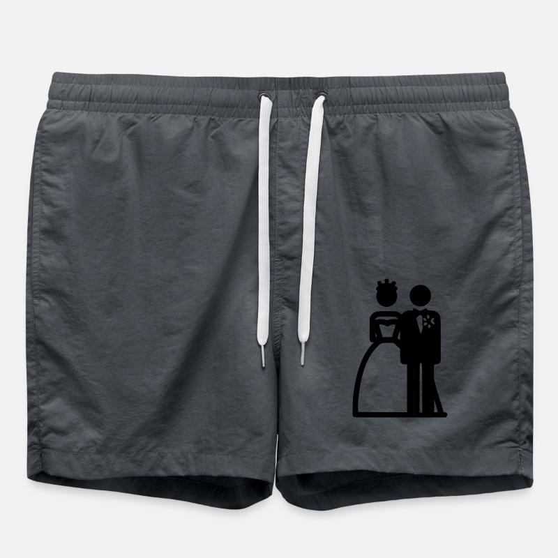 Married - Swim Trunks - anthracite