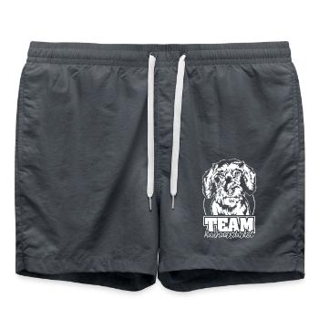 TEAM Teckel à poil dur Chien Chiens Wilsigns - Short de bain - charbon - Devant - AI Model Male 185 light (185cm)