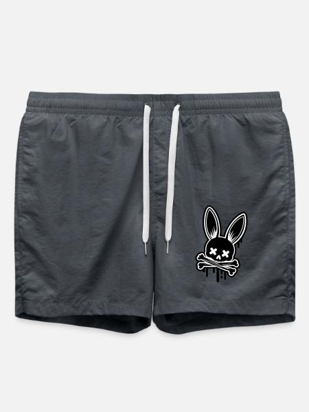 Bunny Skull Easter Skull - Swim Trunks - anthracite