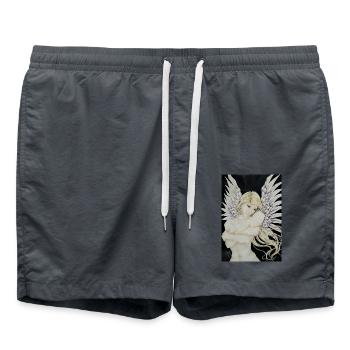 Engel - Badeshorts - Anthrazit - Vorne - AI Model Male 185 light (185cm)
