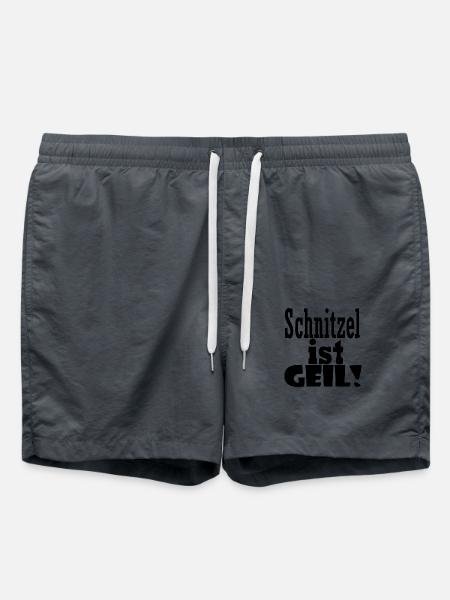 Schnitzel is cool - Swim Trunks - anthracite