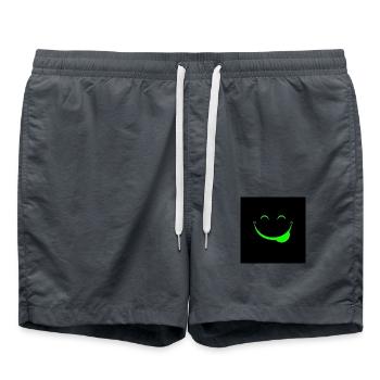 Drôle de visage - Short de bain - charbon - Devant - AI Model Male 185 light (185cm)