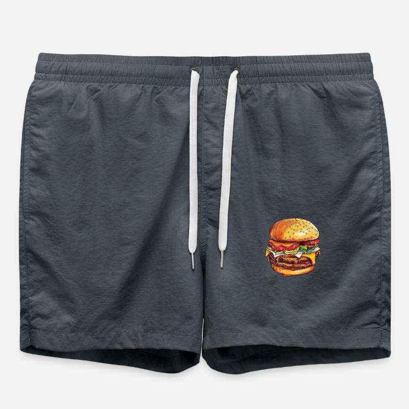 Cheeseburger Delight - Swim Trunks - anthracite