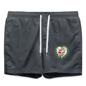 Glaïeul - Short de bain - charbon - Devant - AI Model Male 185 light (185cm)