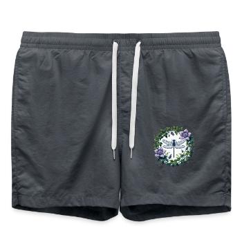 Libellule - Short de bain - charbon - Devant - AI Model Male 185 light (185cm)