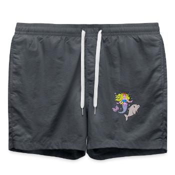 Sirène Dauphin Dauphin Mer Enfants Enfant - Short de bain - charbon - Devant - AI Model Male 185 light (185cm)