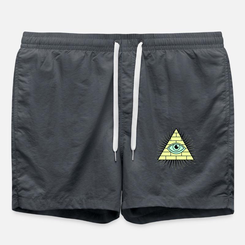 Illuminati Pyramide - Badeshorts - Anthrazit