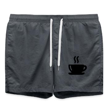 Coffee Mug - Swim Trunks - anthracite - Front - AI Model Male 185 light (185cm)