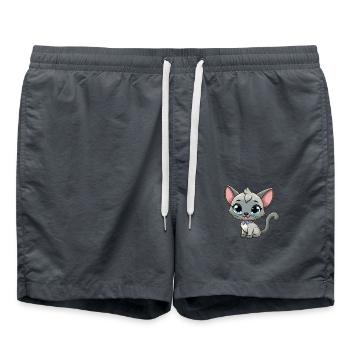 siamois 15 - Short de bain - charbon - Devant - AI Model Male 185 light (185cm)
