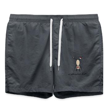 Noël 2024 - Short de bain - charbon - Devant - AI Model Male 185 light (185cm)