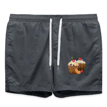 Gâteaux - Short de bain - charbon - Devant - AI Model Male 185 light (185cm)