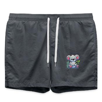 koala - Short de bain - charbon - Devant - AI Model Male 185 light (185cm)