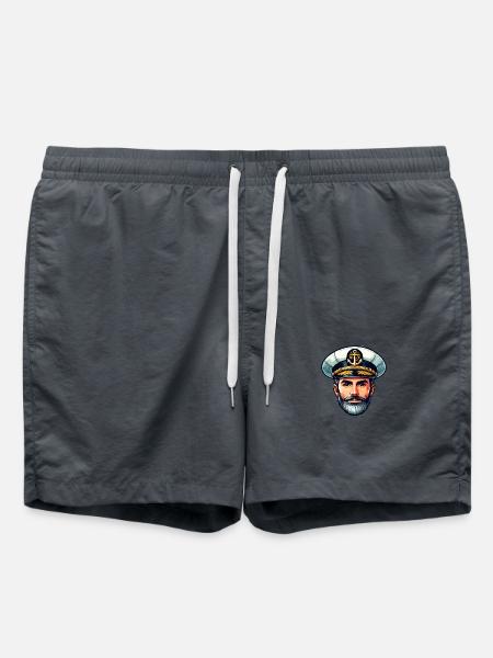 Captain Matrose - Badeshorts - Anthrazit