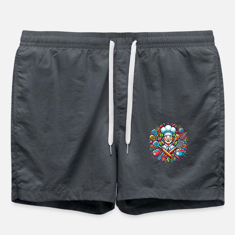 Chef Logo - Swim Trunks - anthracite