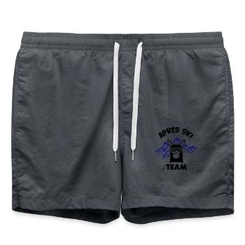 équipe d'après ski lama 01 - Short de bain - charbon - Devant - AI Model Male 185 light (185cm)
