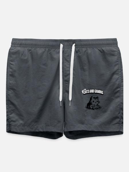 Cats and Gaming - Badeshorts - Anthrazit