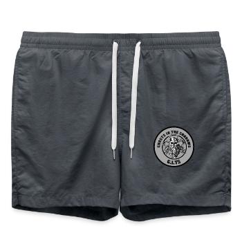 Ghosts In The Shadows - Swim Trunks - anthracite - Front - AI Model Male 185 light (185cm)