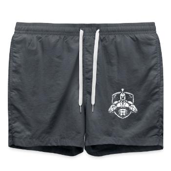 Spartaner Boxer Fighter - Badeshorts - Anthrazit - Vorne - AI Model Male 185 light (185cm)