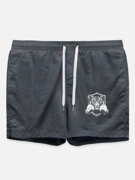 Tiger Boxer Fighter - Short de bain - charbon