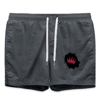 Blobs Couronne - Short de bain - charbon - Devant - AI Model Male 185 light (185cm)