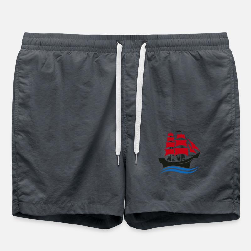 ship - Swim Trunks - anthracite