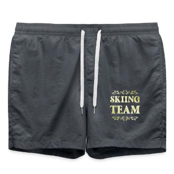 Équipe de ski - Short de bain - charbon - Devant - AI Model Male 185 light (185cm)