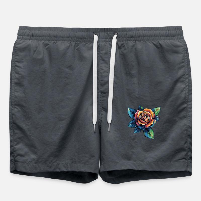 Rose - Swim Trunks - anthracite