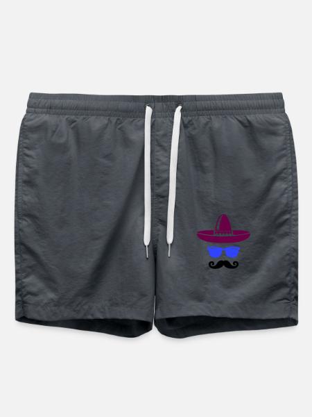 mexican cool - Badeshorts - Anthrazit
