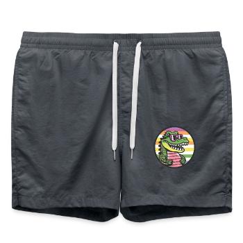Alligator Cool Été - Short de bain - charbon - Devant - AI Model Male 185 light (185cm)