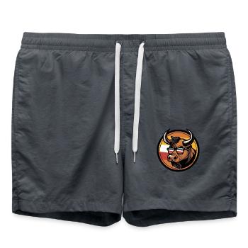 Stier Comic Cool Sommer - Badeshorts - Anthrazit - Vorne - AI Model Male 185 light (185cm)