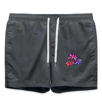 Fleur - Short de bain - charbon - Devant - AI Model Male 185 light (185cm)