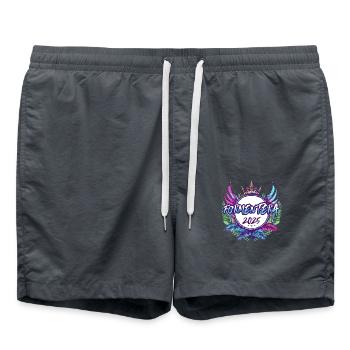 Formentera 2025 Multicoloured - Swim Trunks - anthracite - Front - AI Model Male 185 light (185cm)