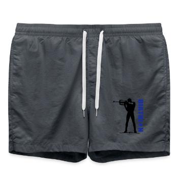 Biathlon - Short de bain - charbon - Devant - AI Model Male 185 light (185cm)