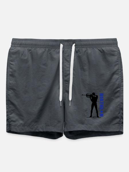 Biathlon - Short de bain - charbon