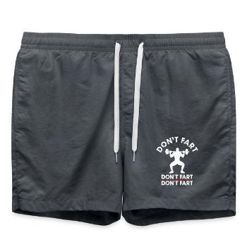 Don't Ffurz Weightlifting T-Shirt - Badeshorts - Anthrazit - Vorne - AI Model Male 185 light (185cm)