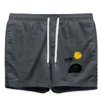 Join liebt die Sonne - Badeshorts - Anthrazit - Vorne - AI Model Male 185 light (185cm)