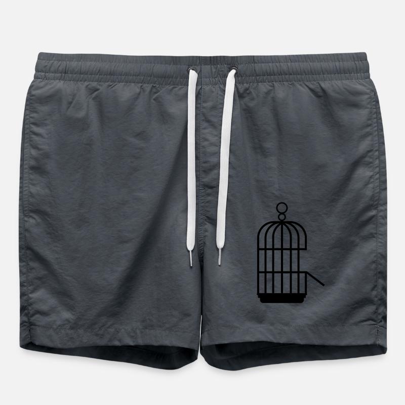 Cage - Short de bain - charbon