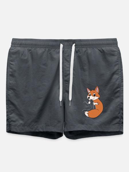 Süßer Fuchs Kinder - Badeshorts - Anthrazit