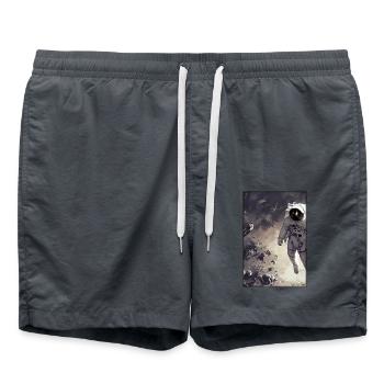 Technologie de science-fiction Astronaut Future - Short de bain - charbon - Devant - AI Model Male 185 light (185cm)
