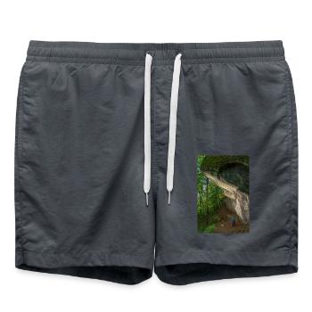 Weser Leine Bergland Kletterer - Swim Trunks - anthracite - Front - AI Model Male 185 light (185cm)