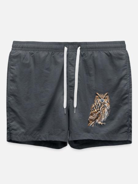 Eule - Badeshorts - Anthrazit