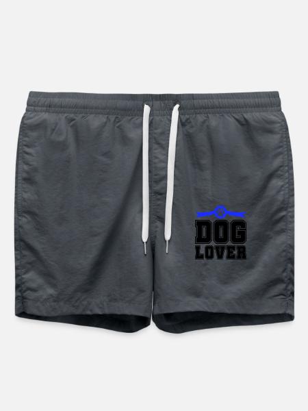 Dog Lover - Swim Trunks - anthracite