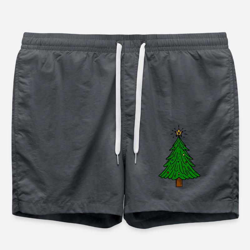 Christmas tree - Swim Trunks - anthracite