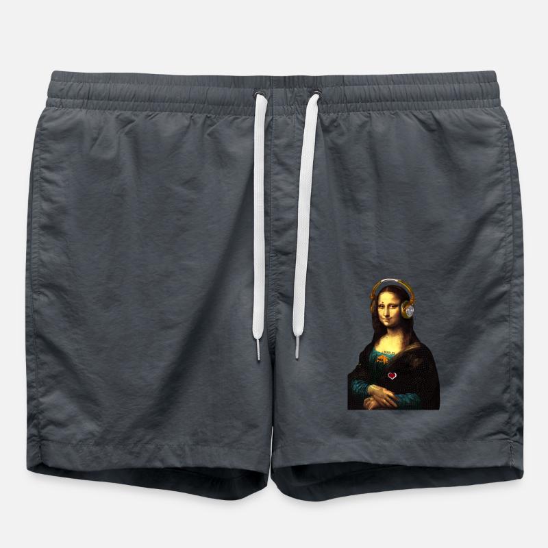 Mona Lisa - Swim Trunks - anthracite