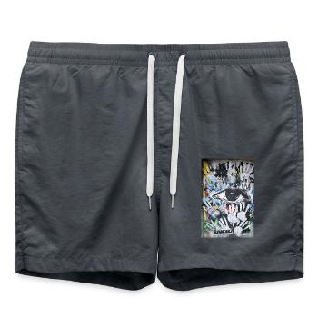 UrbanExplorer - Badeshorts - Anthrazit - Vorne - AI Model Male 185 light (185cm)