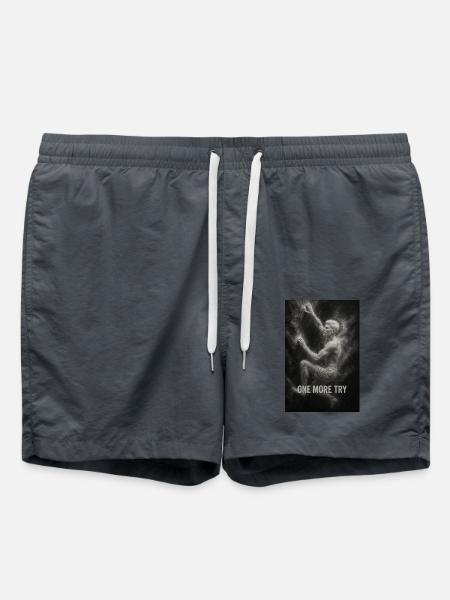 One more try. - Badeshorts - Anthrazit