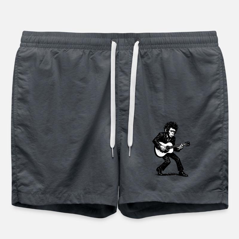 Auteur-compositeur-interprète | Le Singe Danseur - Short de bain - charbon